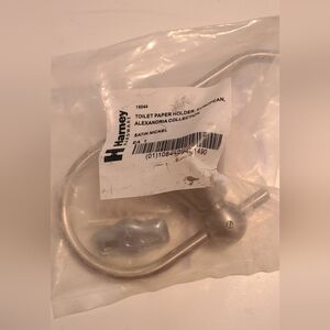 Harney Hardware Alexandria European Toilet Paper Holder Satin Nickel 15044